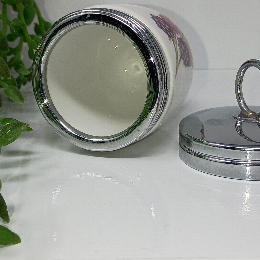 Royal Worcester Ceramic Kitchen Canister with Fruit Design - Picture 7 of 8